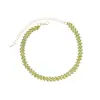 Colar Elegante e Suave Estilo Francês Cravejado de Diamantes, Corrente de Clavícula de Luxo Leve de Nicho, Colar da Moda e Versátil para Mulheres Venda por Atacado