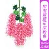 Flores Artificiais de Glicínia, Flores Artificiais de Teto, Decoração de Casamento, Flores Lilás, Flores Artificiais, Trepadeiras de Flores de Feijão, Arranjo de Flores Denso
