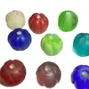 Cuentas Redondas de Vidrio Transparente Esmerilado de 15 mm, Cuentas con Agujero Recto, Cuentas Redondas Sueltas, Accesorios para Joyería DIY