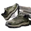 Zapatos de senderismo de verano para hombre, zapatos deportivos para exteriores de malla transpirable, antideslizantes, resistentes al desgaste, zapatos de trabajo ligeros para senderismo