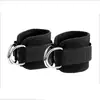 Tornozeleira de fitness com 2 fivelas para treino de pernas e glúteos, tornozeleira, tira para perna, cinta de suporte para tornozelo, tira de resistência para rack de potência