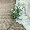 Flores Gipsofila Artificiais Estilo Novo, Grama Falsa, Buquês de Flores Plásticas, Decorações para Sala de Estar, Decorações de Casamento, Flores de Mão Atacado