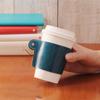 Capa de copo para bebida em couro ecológico Capa de copo antiderrapante com isolamento térmico para copo de café Capa de copo em couro PU