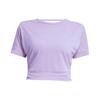 Roupas de Fitness de Verão Europeias e Americanas Camiseta Esportiva Solta Respirável Top de Corrida Yoga Feminino Jacquard Manga Curta Novo