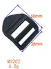 Mercadorias de fábrica fivela de olho fivela trapezoidal curva ajuste de alça de mochila fivela de quatro barras fivela de escada plana fivela de ajuste de plástico