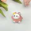Cuarta generación luminoso dibujos animados redondo diy pegamento de crema funda de teléfono móvil accesorios agujero para pasador de pelo zapatos material lote