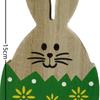 Artesanato criativo de coelho de Páscoa, ornamentos de madeira para cena doméstica, suprimentos de decoração, brinquedos de mesa, presentes, atacado