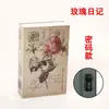 Caja Fuerte Pequeña de Contraseña, Caja de Contraseña con Caja Interior de Placa de Hierro Metálico, Hucha de Almacenamiento para Uso Doméstico