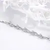 Pulsera Ondulada de Plata de Ley S925 para Mujer, Versátil, Moderna, Lujo Ligero, Exquisita, Estilo Ins Cool, Joyería Transfronteriza, Regalo, Venta al por Mayor