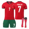 Venta al por mayor de fábrica Copa Europea Mundial Alemán Brasil Argentina Messi No. 10 Camiseta No. Conjunto de Uniforme de Fútbol 7 Ronaldo