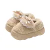 Pantuflas de algodón afelpado para mujer para usar en invierno al aire libre, 25 modelos nuevos, con talón cubierto, cálidas, antideslizantes, de suela gruesa, forradas de felpa y zapatos de algodón engrosados