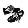 Zapatos planos de mujer 2026 estilo nuevo, suela blanda, con aumento de altura interior, bloques de color, doble cordón estilo coreano, zapatillas de entrenamiento alemanas, planos casuales para adelgazar, para uso diario
