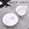 Tamanho Pequeno Xícara de Chá Gongfu Cerâmica 6 Peças Conjunto Xícara Pequena Porcelana Xícara Doméstica com Alça e Alça de Orelha Xícara com Alça
