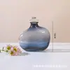 Vaso de Vidro Colorido Fresco Nórdico Vaso Pequeno Criativo para Mesa de Escritório Luxo Leve Simples Garrafa de Aromaterapia Fabricante Venda no Atacado