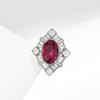 Estilo Europeo Entrada Lujo Circón Brillante Geométrico Hebilla Magnética Piedra de Succión Simple Camisa Suéter Cuello Corsage Accesorios