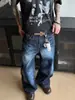 Moda Masculina 2026 Amazon Verão Versátil Rua Retro Tendência Onda Jeans Soltos Atacado em Estoque