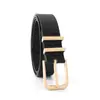 Cinto Feminino Novo Simples Transfronteiriço da Amazon Jeans Decorado Saia Cinto Fivela Pino Dourado de Alta Qualidade para Mulheres
