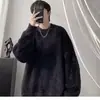 Suéteres para hombre y mujer, marca de tendencia nueva de invierno 2026, elegantes y de alta gama, cálidos, color liso, suéter de punto con cuello redondo