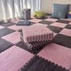 Alfombrillas de Suelo de Empalme Sencillo de Suministro Directo Transfronterizo para Salas de Estar, Alfombrillas de Suelo Lavables Antideslizantes, Alfombrillas Domésticas Resistentes a Manchas para Gateo de Bebés