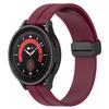 Para fecho dobrável de 22mm pulseira de silicone com fecho dobrável magnético de 20mm pulseira com fecho dobrável para Samsung active2