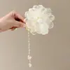 Vacaciones en la playa clip floral de plátano para el pelo pinza de garra floral de dopamina para recogidos en la parte posterior de la cabeza accesorio para el cabello adorno para el pelo