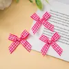 Pasador de Pelo Hecho a Mano con Lazo de Cuadros de Colores Escoceses de 1 cm Accesorios Ropa Accesorios DIY Caja de Regalo
