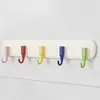 Gancho abatible de ventosa pegajosa estilo dopamina (tipo de liberación por palanca) perchero multi-gancho, capacidad de carga de 5-10 kg, adecuado para múltiples escenarios
