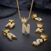 Europa e Estados Unidos nova fivela coroa pingente de letra gota d'água senso avançado letras inglesas colar pingente hip-hop uma geração de cabelo