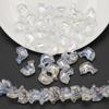 Colgante de cristal de vidrio de delfín 11X16mm con agujero, cuentas sueltas, accesorios para joyería DIY, material para abalorios, galvanoplastia, color mágico