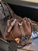 Bolsa de Corrente Suede Retrô Transfronteiriça Feminina 2026 Nova Casual Versátil para o Dia a Dia Ombro Único Bolsa Transversal Tendência