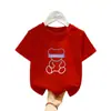 Ropa de Verano Versátil Elegante Casual Holgada de Algodón Puro para Niños 2026 Nuevo Estilo de Verano Camisetas de Manga Corta para Niños Camiseta de Manga Corta