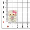 Nuevo gatito de dibujos animados montando a caballo accesorios de resina DIY clip para el pelo brillante material agujero zapatos accesorios para ropa