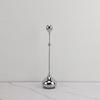 Candelabro de Metal Moderno de Lujo Ligero Gotas de Agua Plata Decoración Modelo de Habitación Hogar Sala de Estar Escritorio Comedor Adornos Artesanales