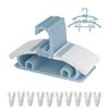 Percha Engrosada para Ropa de Niños en Casa, Sin Costuras, Antideslizante, Engrosada, Percha de Plástico Retráctil para Bebés y Niños Pequeños