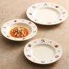 Plato Cerámico de Panda Alegre para Uso Doméstico Modelo Nuevo 2026 Redondo para Bistec Plato para Comida Occidental Plato Creativo Nuevo para el Hogar