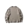 Sudadera retro estilo japonés básica ButterTiger, camiseta de manga larga holgada para hombre, top de pullover, WY28