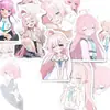 114 Piezas de Pegatinas Temáticas de Pájaros Takanashi Hoshino, Merchandising de Personajes de Blue Archive, Pegatinas de Fan Art para Decoración, Pegatinas de Pared y Escritorio para DIY