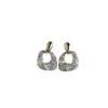 Pendientes Geométricos de Lujo Ligero Estilo Nuevo 2026 para Mujer, Exquisitos y de Alta Gama, Pendientes de Temperamento Estilo Chanel, Accesorios para Orejas con Aguja de Plata Pura