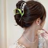 Horquilla de alta gama para mujer con diseño de flor de hada de verano, elegante tocado francés con clip de tiburón