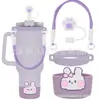 Accesorios Decorativos Stanley Correa de Mano de Cuerda Trenzada Estuche para Labial Llavero Duende Briqueta Funda de Silicona Antideslizante para Taza