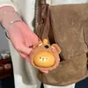 Bonito Sombrero de Oso Calabaza Natural Adorno de Mano Colgante de Bolso Exquisito Llavero Adorno Colgante para Coche