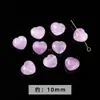Jingdian Jewelry Personalizado Cristal Natural Ágata Gota Pequeña Tallada Colgante para Joyería DIY Accesorios de Bambú Hechos a Mano