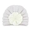 Ins Nuevo Sombrero de Punto Cálido de Otoño e Invierno para Niños Europeos y Americanos Sombrero de Flor de Moda para Bebé