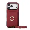 Adequado para Capa de Celular iPhone 17, Samsung S26 Estilo Chanel Suporte de Anel Slot para Cartão Capa Protetora Transversal A07