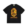 Camiseta estilosa japonesa da marca Ape Kikai Maneki Neko de manga curta para homens e mulheres, adolescentes, moda de rua e campus, camiseta juvenil de manga curta