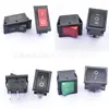 Interruptor basculante serie KCD certificado estándar ETL de EE. UU., cubierta reemplazable, interruptor basculante de alta corriente para equipos eléctricos