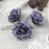 Horquilla de Cabeza de Rosa de Capuchino Simulada Diadema de Cabeza de Flor Accesorios para el Cabello Material de Decoración para Ropa y Zapatos Cabeza de Flor Simulada Flor