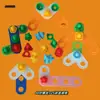 Juguetes Educativos de Ensamblaje con Tornillos para Niños, Botellas y Tuercas de Entrenamiento para Emparejar Materiales Didácticos, Bloques de Construcción, Entrenamiento de Educación Temprana para Jardín de Infancia