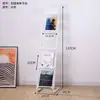 Yinghao Arte em Ferro Porta-Revistas Porta-Jornais Porta-Documentos Prateleira de Exposição para Armazenamento Porta-Folhetos Livros Suporte Simples de Chão para Página Única