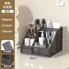 Suporte organizador para pincéis de maquiagem, caixa organizadora de cosméticos para penteadeira, suporte para pincéis de batom e sombra, porta-lápis de sobrancelha para mesa